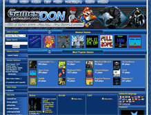 Tablet Screenshot of gamesdon.com